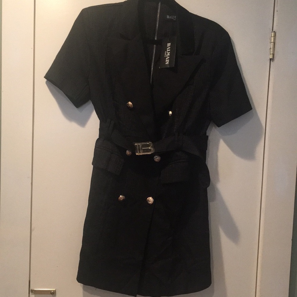 NWT Balmain black Dress